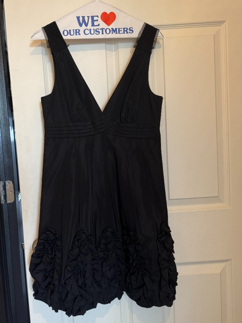 BCBG Black Sleeveless Flare Mini Cocktail Dress